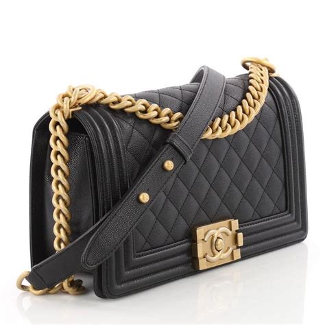 chanel medium boy caviar|CHANEL Caviar Quilted New Medium Boy Flap Green.